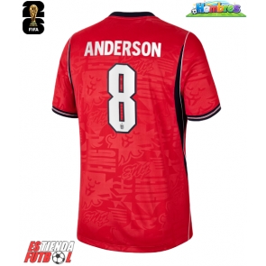 Inglaterra Elliot Anderson #8 Segunda Equipación Mundial 2026 Manga Corta